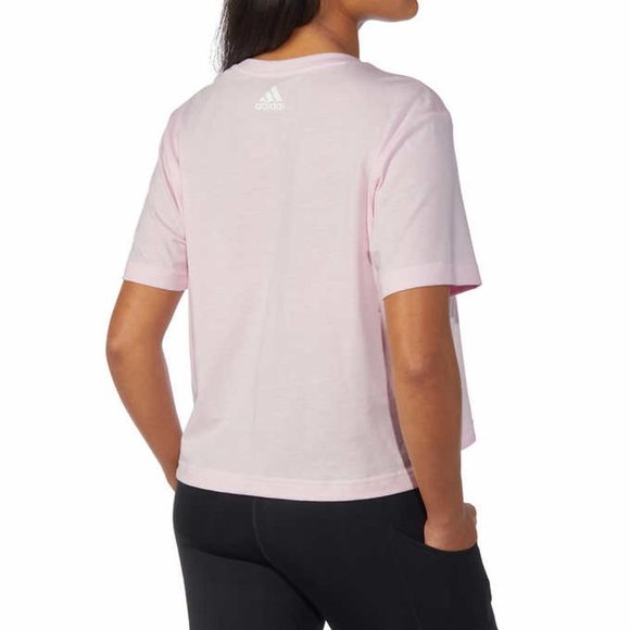 Adidas Pink Short Sleeve Tee for Effortless Style - Picture 3 of 4
